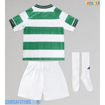 Camisa de time de futebol Celtic Replicas 1º Equipamento Infantil 2025-26 Manga Curta (+ Calças curtas)